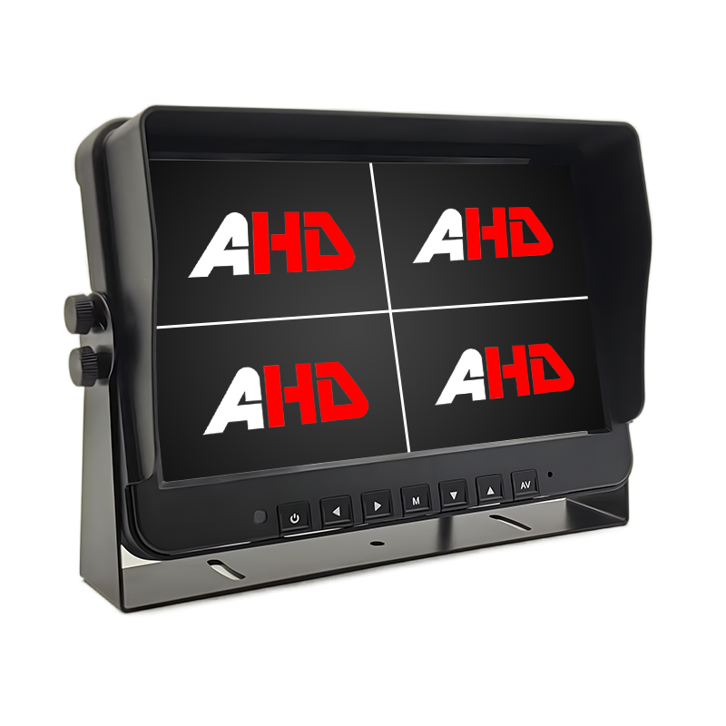 10.1-inch 4AV awọn igbewọle Quad Wo AHD ti nše ọkọ Atẹle