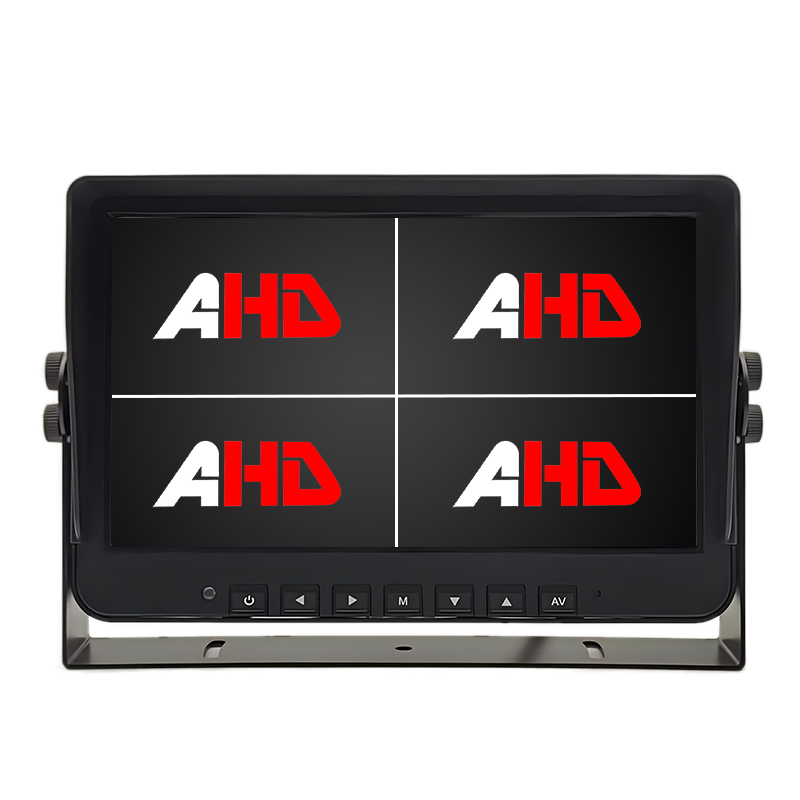 10.1 inch 4CH Quad Ifihan Heavy Duty Vehicle AHD Monitor