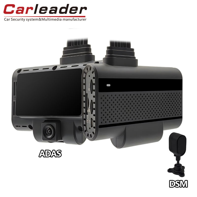 Carleader 4ch Adas + DSM DVR kamẹra fun Isakoso ọkọ ayọkẹlẹ