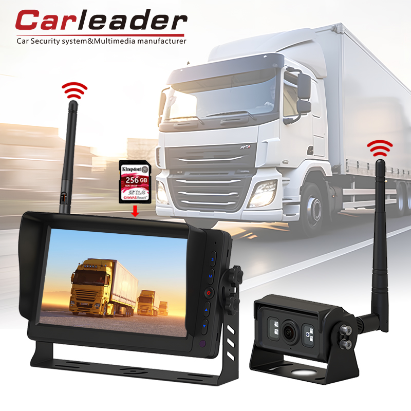 Eto abojuto carlaader 7 inch DVR àkọọlẹ Alailowaya Alailowaya Alailowaya ---- Ṣe aabo aabo awakọ rẹ