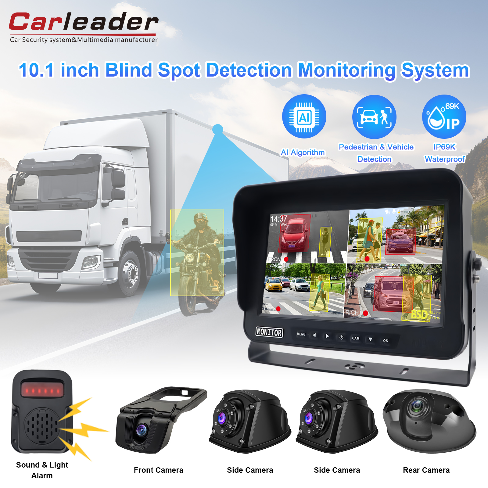 7 / 10.1 inch 4w AI Bsd Camera Camera