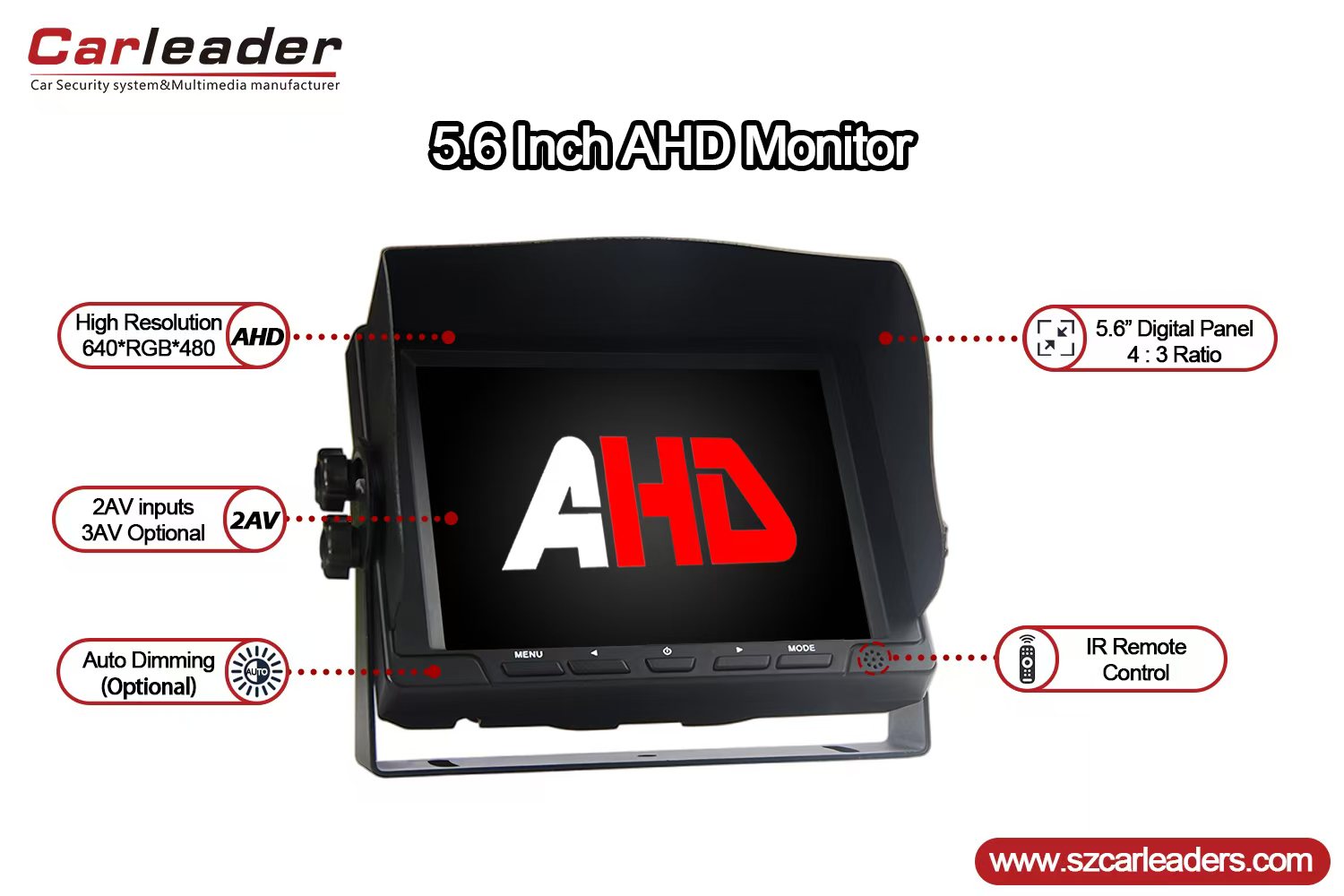 New 5.6 inch Ahd Dash òke
