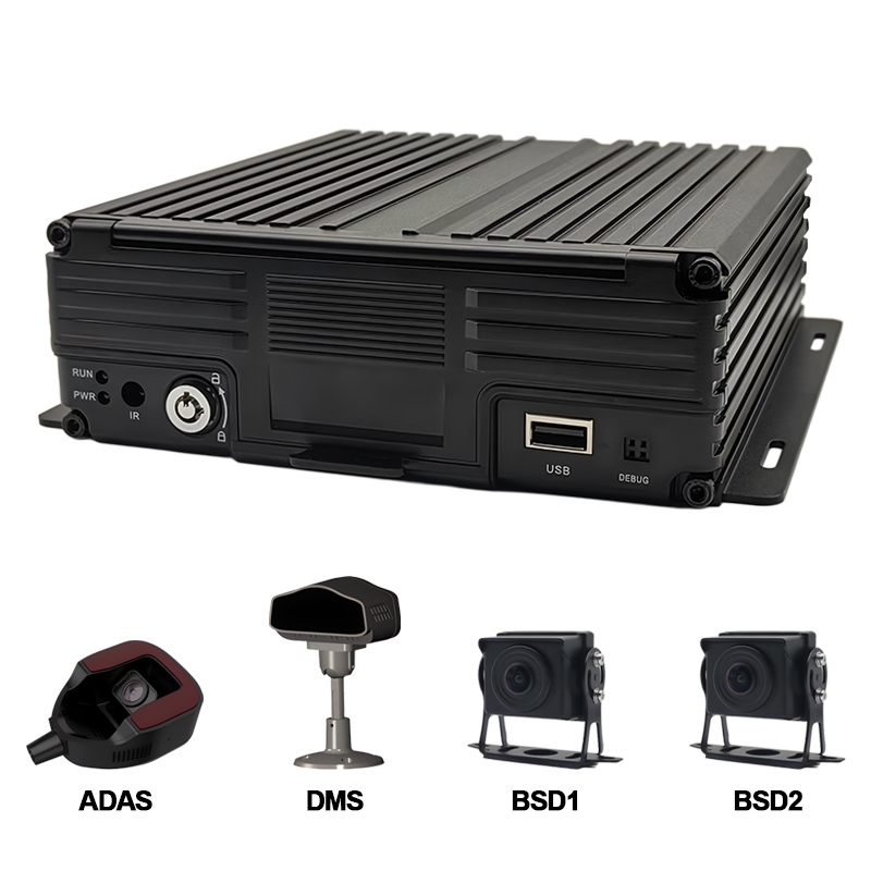 Mu Isakoso Aabo Fleet Rẹ ga pẹlu Carleader 8CH AI HDD Alagbeka DVR Atilẹyin ADAS+DMS+BSD