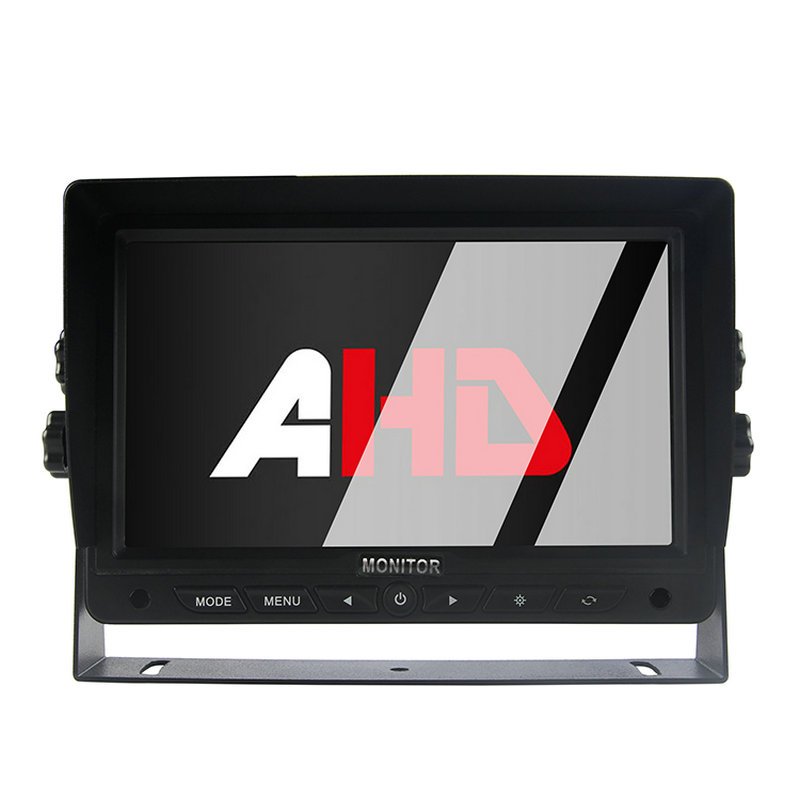 Carleader 7 Inch 2CH AHD Awọn igbewọle Ọkọ Yipada Atẹle