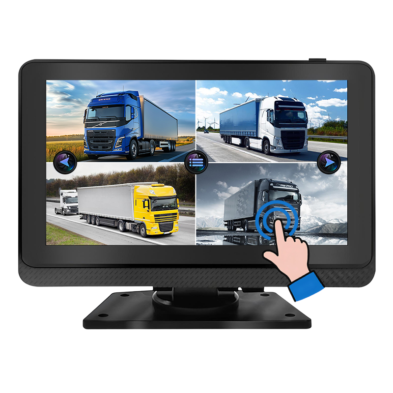 Carleader 7 Inch Fọwọkan iboju DVR Gbigbasilẹ Atẹle fun Abojuto Ọkọ Iṣowo To ti ni ilọsiwaju Carleader 7 Inch Fọwọkan iboju DVR Gbigbasilẹ Atẹle fun Abojuto Ọkọ Iṣowo To ti ni ilọsiwaju