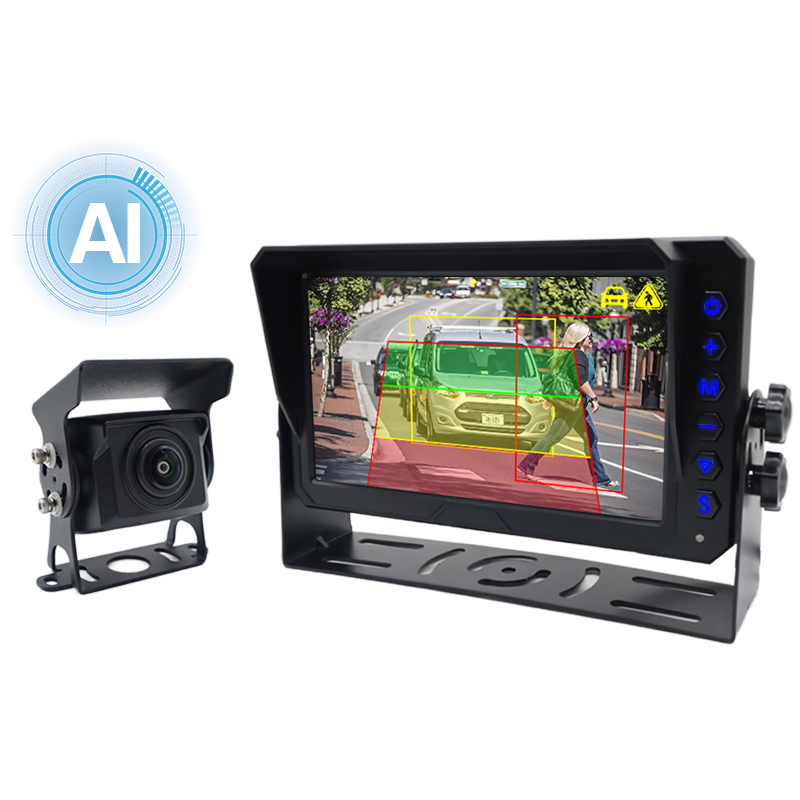 Njẹ Eto Kamẹra Wiwo Kamẹra 7-inch AI Rear AI ṣe iranlọwọ Wa Awọn ẹlẹsẹ ati Awọn ọkọ bi?