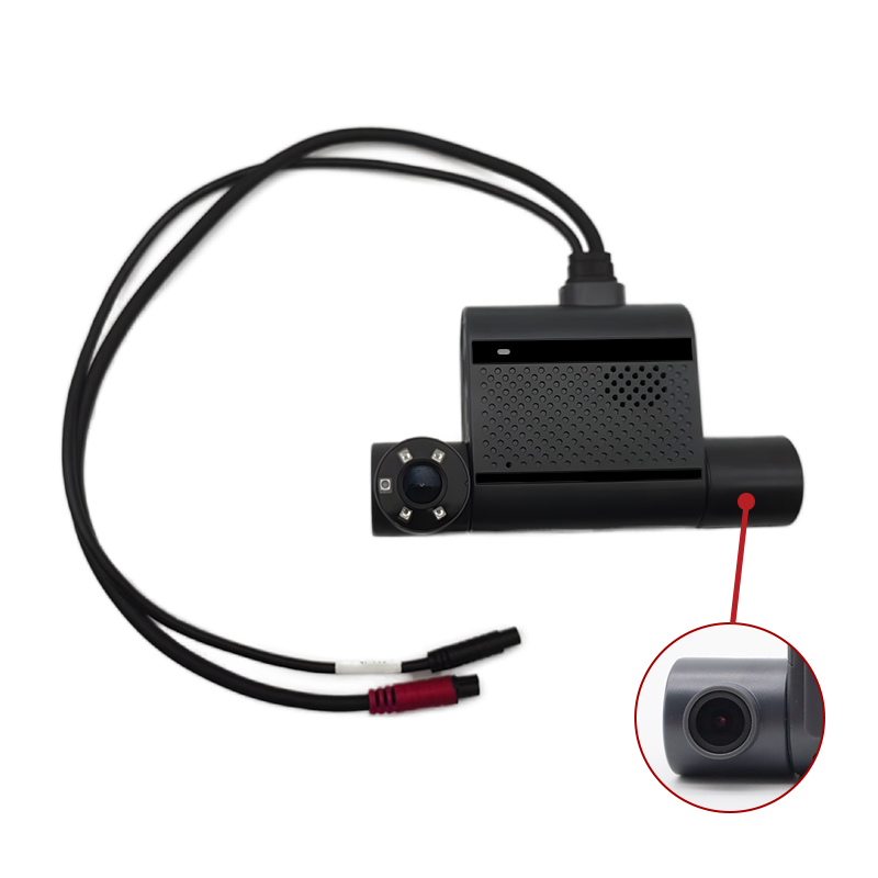 3-Awọn ikanni AI ADAS DMS Car Dash Cam