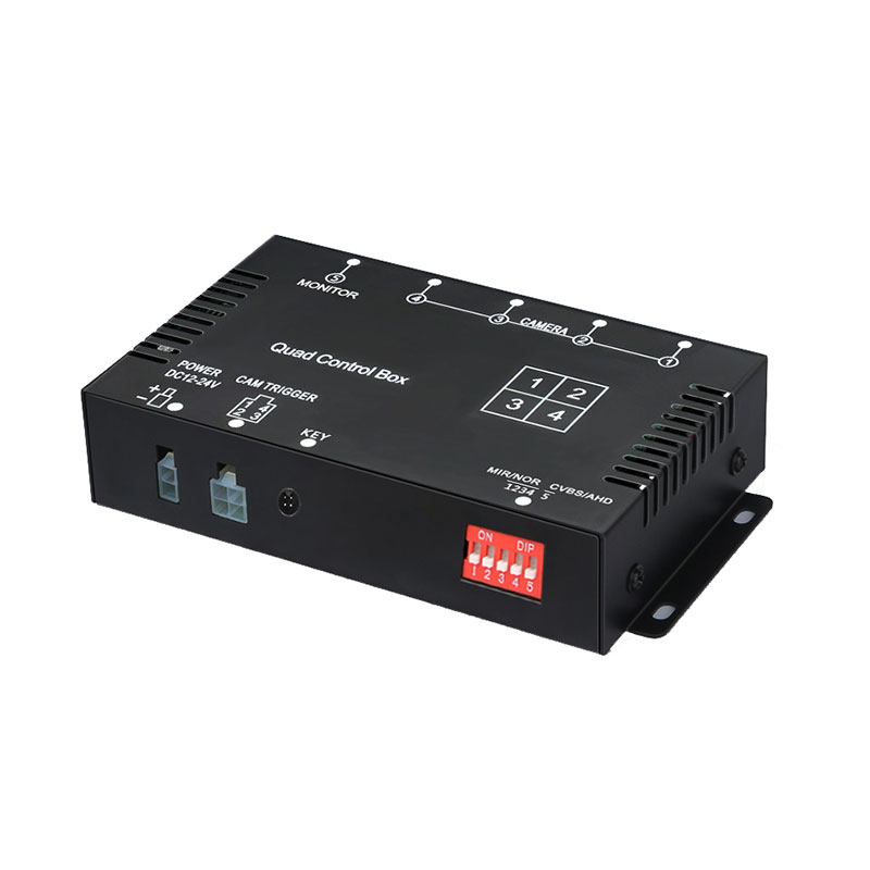 4CH AHD 720P / CVBS ti nše ọkọ Video Splitter fun ikoledanu kamẹra Systems