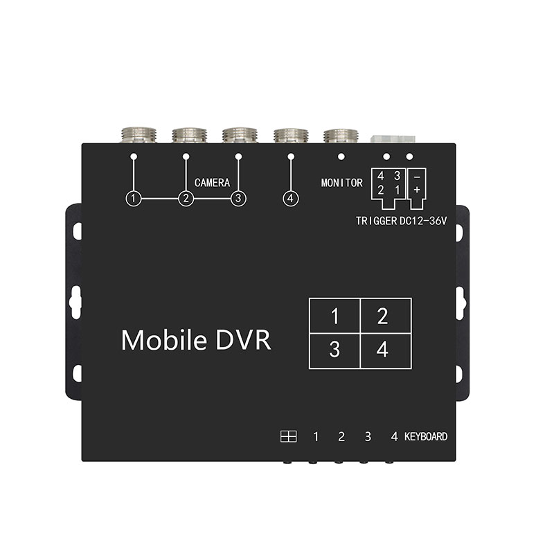 4CH AHD Ọkọ DVR pẹlu Gbigbasilẹ 512GB ati Wiwo Pipin Kamẹra pupọ