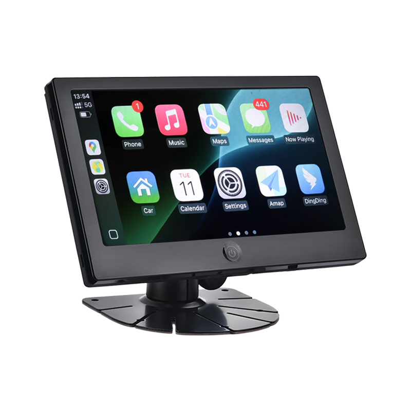 7 Inch IPS Ọkọ Iṣowo AHD Atẹle Atilẹyin CarPlay Multimedia