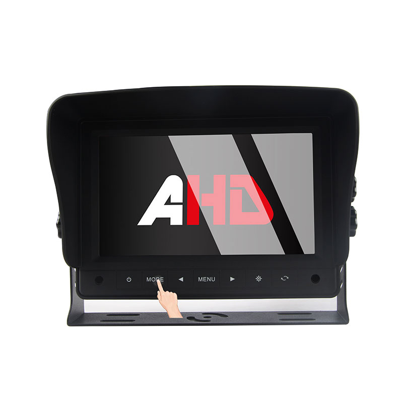 7 Inch Fọwọkan bọtini 2CH Eru Duty AHD ti nše ọkọ Montior