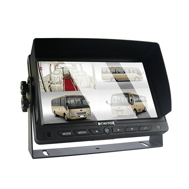 7 inch ikoledanu eewọ HD Quad Pipin Monitor